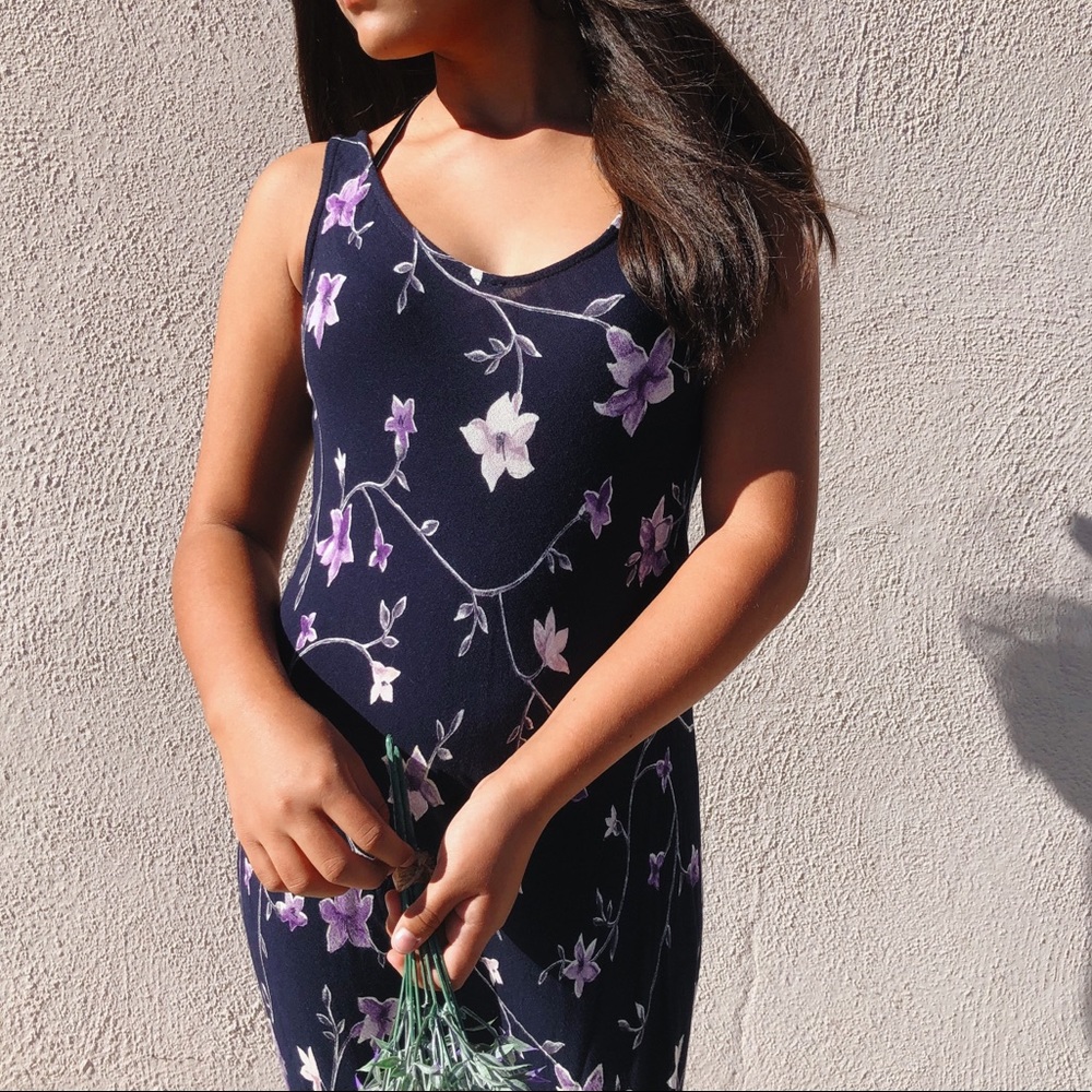 90s dainty midi dress